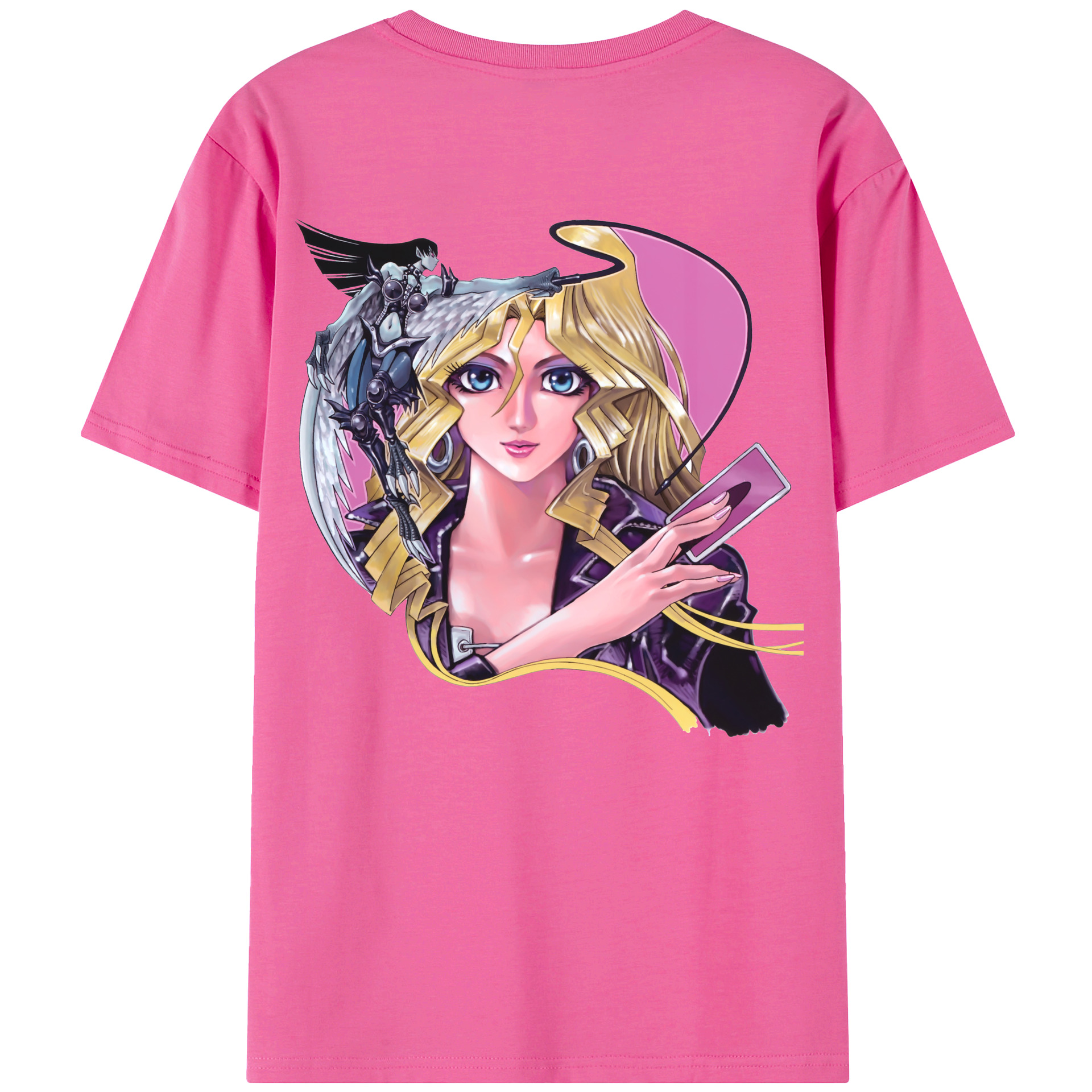 （画像用） 遊☆戯☆王 Yu-Gi-Oh! レディース半袖Tシャツ(バックプリント)